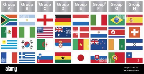 All Flags World Cup Team