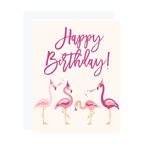Flamingo Birthday Wishes