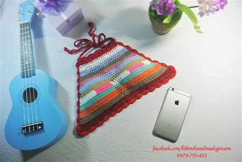 Mặc bikini len móc nóng bỏng cho mùa thu lạnh giá Bikini len móc nóng