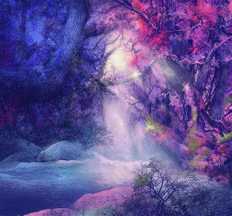 Fantasy Forest 5 Digital Art by Bekim M - Pixels