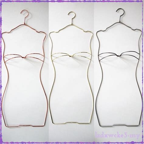 LzdxwckefaMY Body Shape Lingerie Hangers Swimsuit Display Hanger Metal Bikini Hangers Shopee