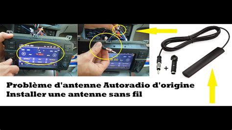 Probl Me Antenne Radio Fm Autoradio Installer Une Antenne Sans Fil