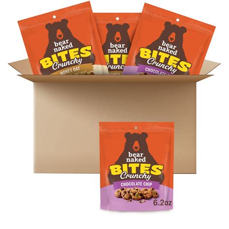 Deliciously Crunchy Bear Naked Granola Bites Irresistible Breakfast Snacks Variety Pack 4