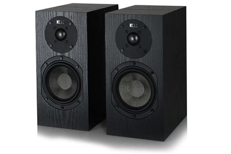 Klh Albany Ii Way Bookshelf Speakers Pair Black Oak