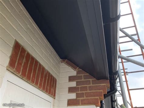 Upvc Black Fascias Soffits And Guttering Installers In Winchester