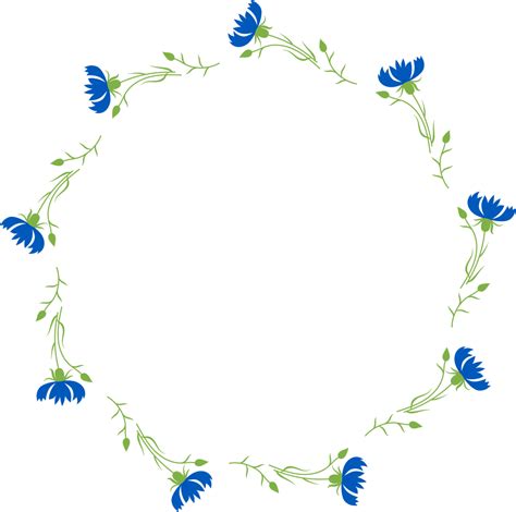 Шаблон василька - 56 фото