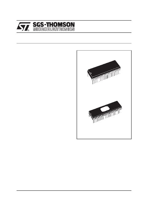 ST6373 datasheet(1/64 Pages) STMICROELECTRONICS | 8-BIT ROM/OTP/EPROM ...