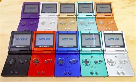 Mint Gameboy Advance Sp Blue Ags Games And Case Video Games