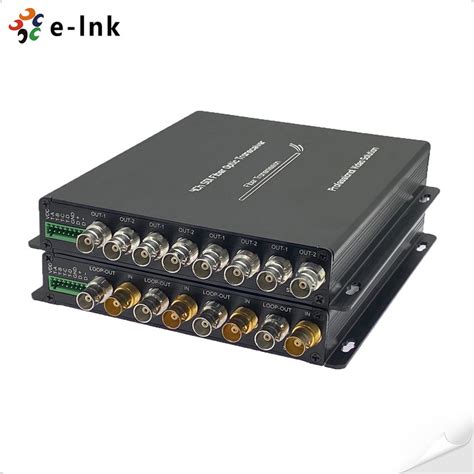 Ch Hd G Sdi Video Over Fiber Converter Extender With Rs Tally