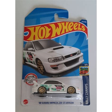 Hot Wheels Rally Champs Subaru Impreza B Sti Version T Hunt Shopee Brasil