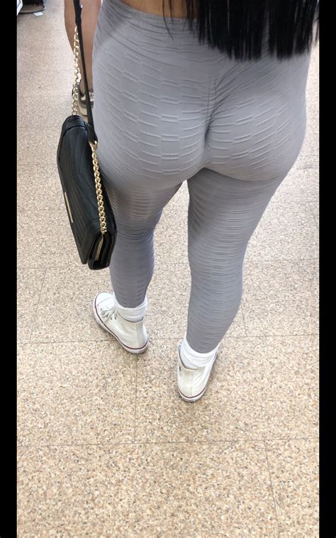 Latina Slut Seeking Attention In Her Textured Grey Leggings Spandex Leggings Yoga Pants Forum