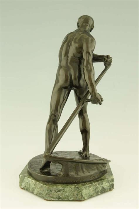 Art Deco Sculpture Of A Male Nude By Adolf Muller Crefeld Sculpture Art Deco Sculpture Art