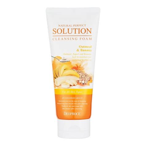 1175B) DEOPROCE NATURAL PERFECT SOLUTION CLEANSING FOAM OATMEAL ...
