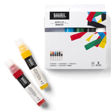 Acrylic Marker Set - 6x15mm - Classics – Liquitex