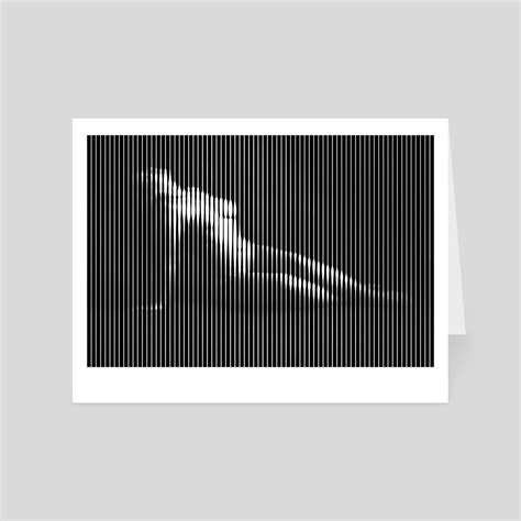 Lillias Right Nude Black And White Vertical Linear Mosaic A Card Pack