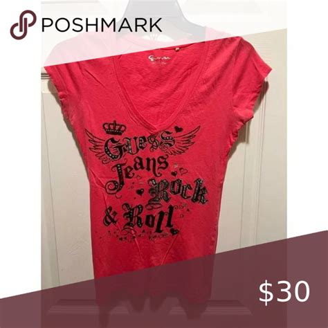 Hot Pink V Neck Graphic Tee Size S Clothes Design Graphic Tees Hot Pink