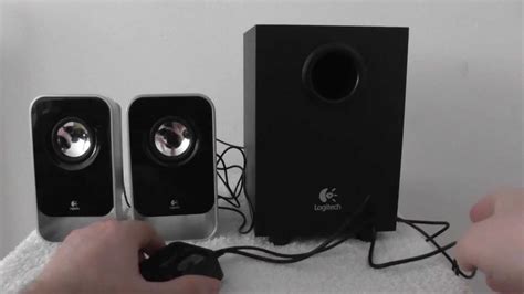 Logitech Ls Stereo Speaker System A Quick Look Youtube