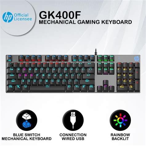 Hp Gk F Gk F Gk F Mechanical Keyboard Latest Shopee