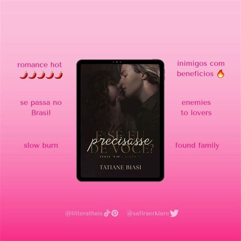 E Se Eu Precisasse De Voce - livro: e se eu precisasse de você?, da autora tatiane biasi | Indicação ...
