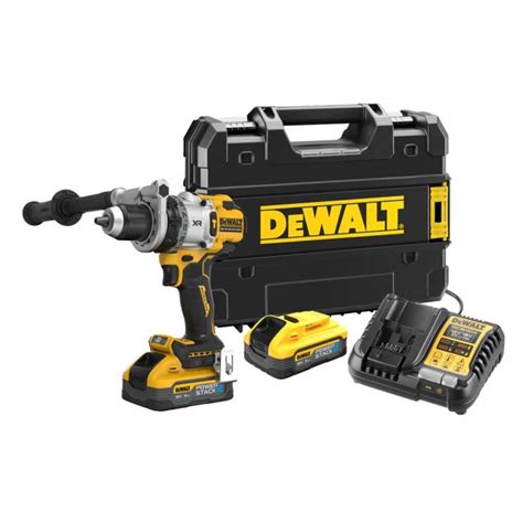 Dewalt Dcd1007h2t 18v Xr Brushless Combi Drill Inc 2x 5ah Powerstack