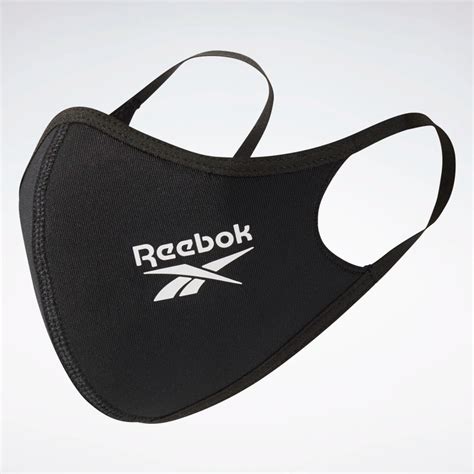 Reebok Face Covers M L 3 Pack Black Reebok Gb Reebok Black Reebok Best Face Mask