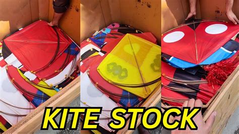 Beautiful Kite Packing In Box Peshawar Kite Market Kite Selling