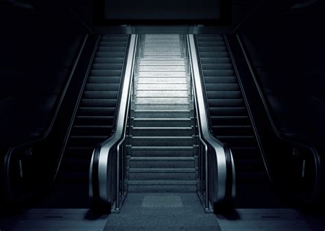 escalator metro stairs  stock photo public domain pictures