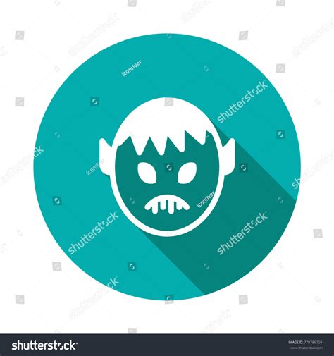 Devil Circle Flat Stock Vector Royalty Free 770786704 Shutterstock