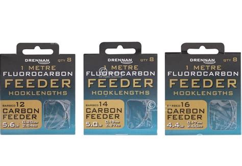 Gotowe Przypony Fluorocarbon Carbon Feeder Drennan Lowisko Net