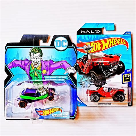 Hot Wheels Halo Sword Warthog Batman The Joker Hot Rod Hotwheels Character Cars Toys Games