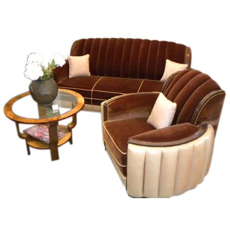 American Art Deco Sofa Suite great Hollywood style, glamour and comfort ...