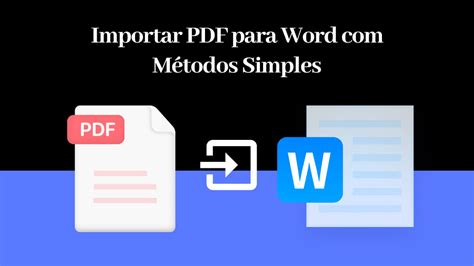 2 Métodos para Importar PDF para Word Facilmente UPDF