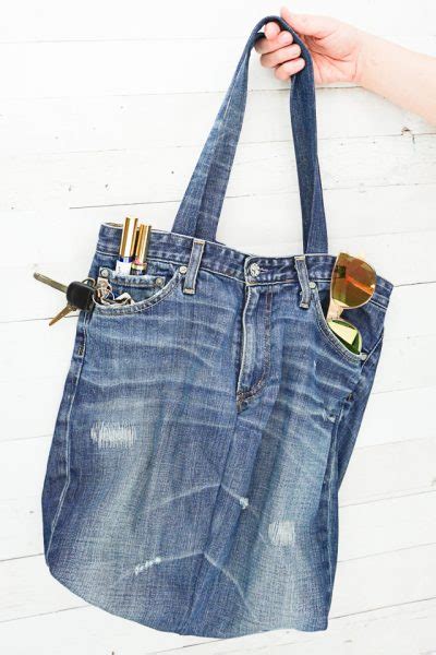 How To Upcycle Jeans Into A Tote Bag • Heather Handmade