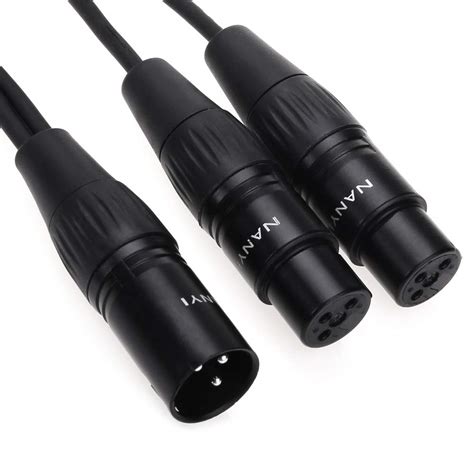 Nanyi Xlr Splitter Microphone Cable Xlr To Xlr Patch Cables Pin Xlr