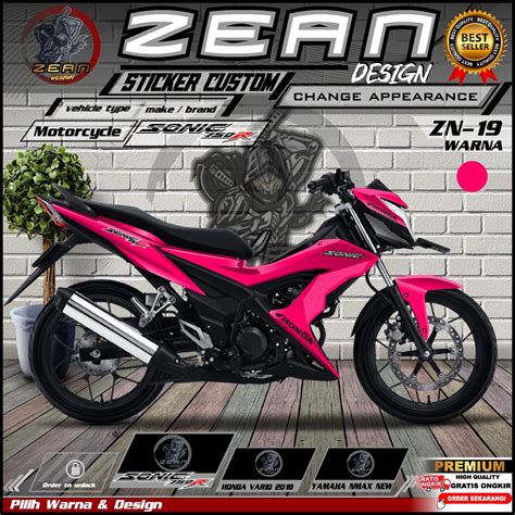 Jual Decal Sticker Variasi Fullbody Honda Sonic 150r Stiker Dekal