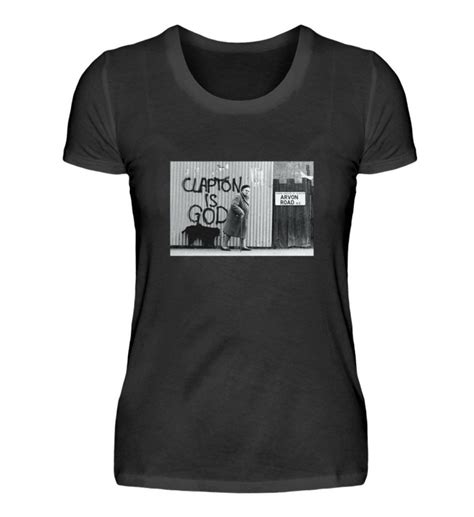 Clapton Is God T Shirt Ladies Altosaxo Music Apparel