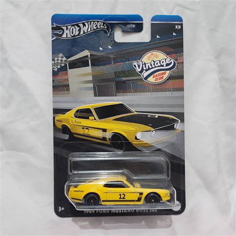 Jual Hot Wheels Vintage Racing Club Hot Wheels Ford Mustang Boss Hot Wheels