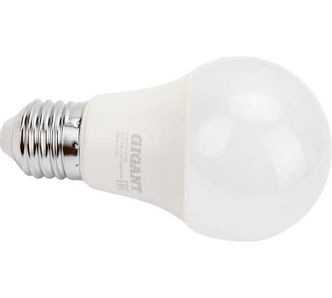 Светодиодная лампа Gigant E27 12Вт 6500К А60 1000Лм G-E27-12-6500K ...