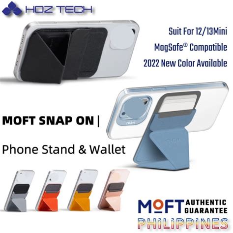 Moft Snap On Magsafe Phone Standandwallet With 2022 New Color Magnetic Attach No Glue Suit For