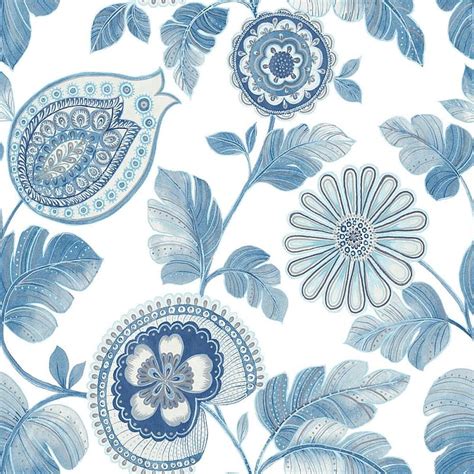 Free Download Seabrook Designs 6075 Sq Ft Blue Oasis And Ivory