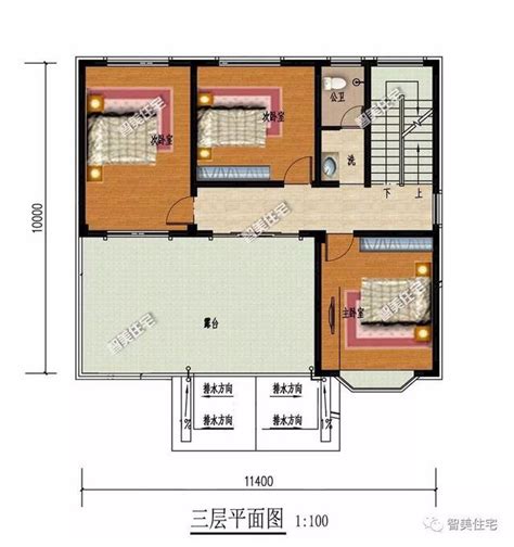 湖南农村三层别墅设计效果图，两款户型都是建房的好选择。图纸头条鲁班设计图纸官网