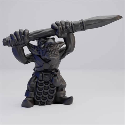 Hot Goblin ゴブリン民兵B ミニチュア ホットゴブリン TRPG 槍