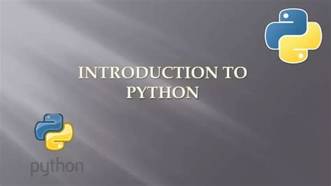 Ppt Introduction To Python Powerpoint Presentation Free Download Id11334075