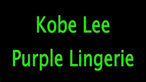 Kobe Lee Purple Lingerie B Perils Video Clips Sale