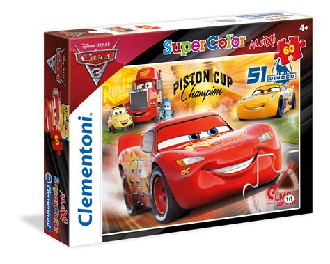 Disney Cars - 60 pcs - Supercolor Puzzle - Clementoni