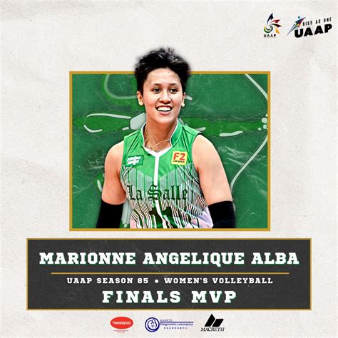 The UAAP On Twitter The Best Setter Of UAAPSeason85 Mars Alba Is