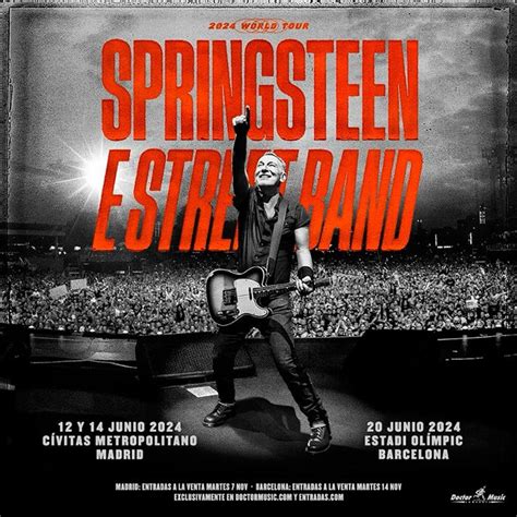 Bruce Springsteen Anuncia Conciertos En Madrid Y Barcelona En