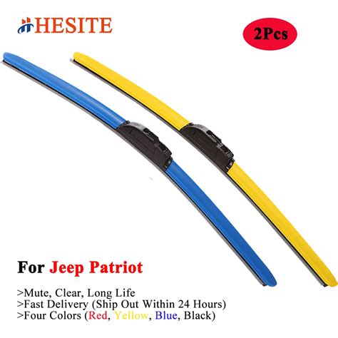 Hesite Colorful Hybrid Wiper Blades For Jeep Patriot Accessories 2008 2014 2015 2016 2pcs 21