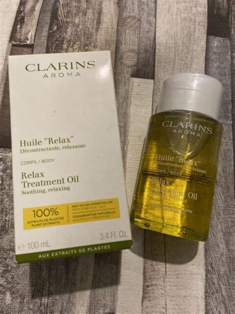 Clarins Aroma Relax Treatment Oil 100ml Bottle For Sale Online Ebay