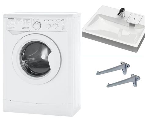 Стиральная машина Indesit IWUС 4105 и раковина Marrbaxx Монако 60 ...